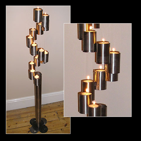 Stainless Steel Candlesticks